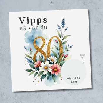 Vipps Jubileumskort 80 år