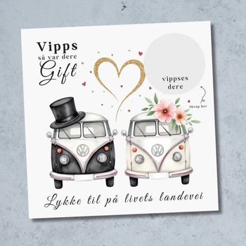 Vipps Bryllupskort - Volkswagen