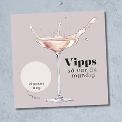Vipps Bursdagskort - 18 år jente