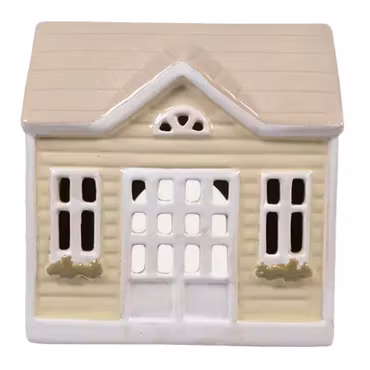 Lysegult sommerhus