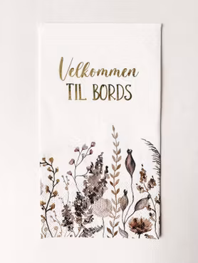 Serviett buffet "Velkommen til bords"