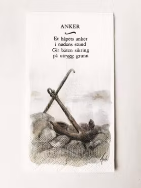 Serviett buffet "Anker"