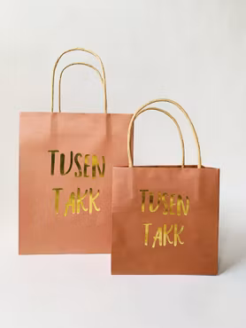 Gavepose - Tusen takk