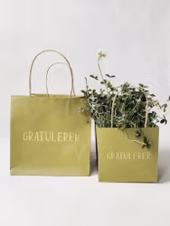 Blomsterpose "Gratulerer"