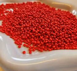 Seedbeads, röda