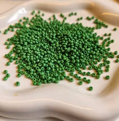 Seedbeads, gröna