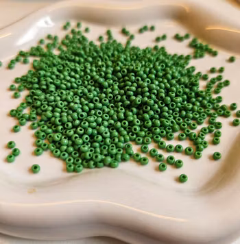 Seedbeads, gröna