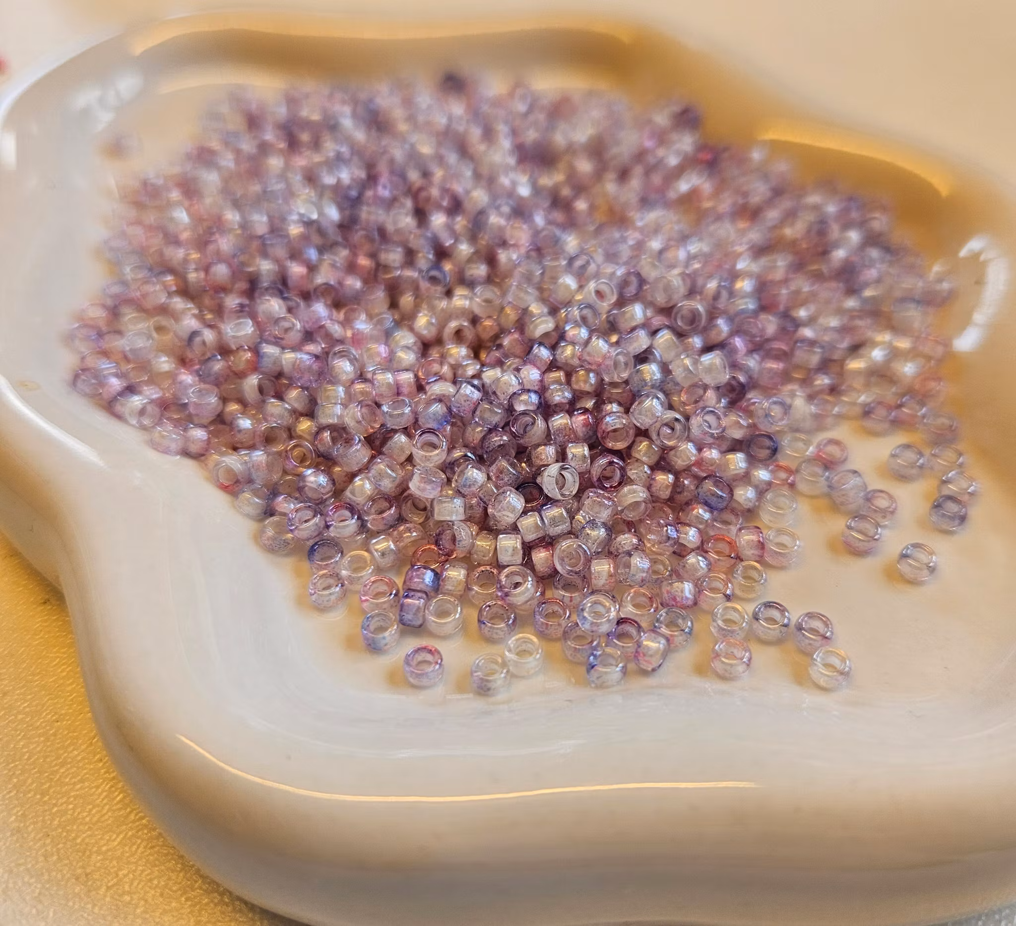 Seed beads Lila nyanser