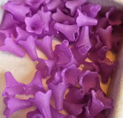 Frostade trumpetblommor