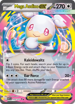 Mega Audino Ex 172/217