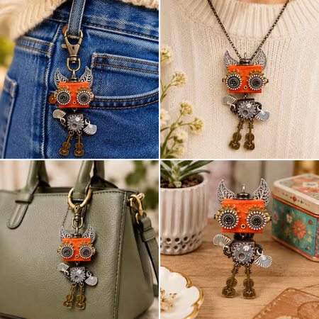 Steampunk Minibot - Ving-Vera