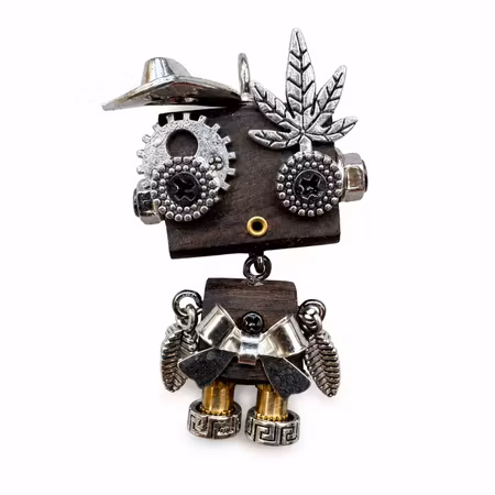 Steampunk Minibot - Howdy Leafspark