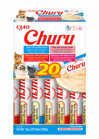 Cat Cremy Tuna Seafood Varieties 20x14g