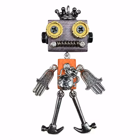 Steampunk Minibot - Fjäder-Felix