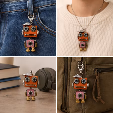 Steampunk Minibot - Blinky McBoltface