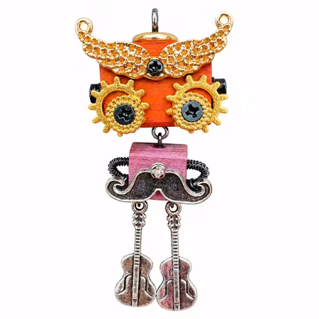 Steampunk Minibot - Jolly Gearbean