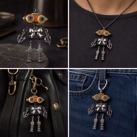 Steampunk Minibot - Bowtie Beep