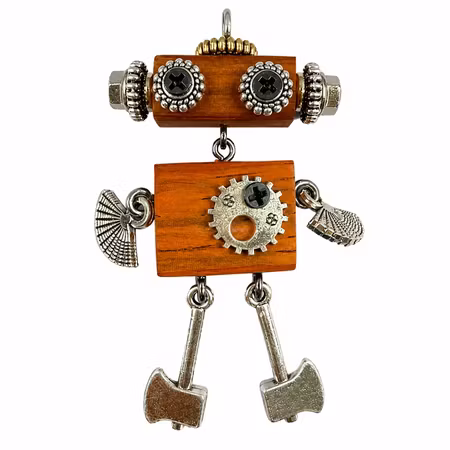 Steampunk Minibot - Trä-Trixie