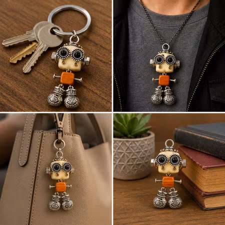 Steampunk Minibot - Miss Moo
