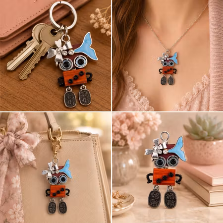 Steampunk Minibot - Bella Bluefin
