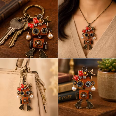 Steampunk Minibot - Betty Bigfoot