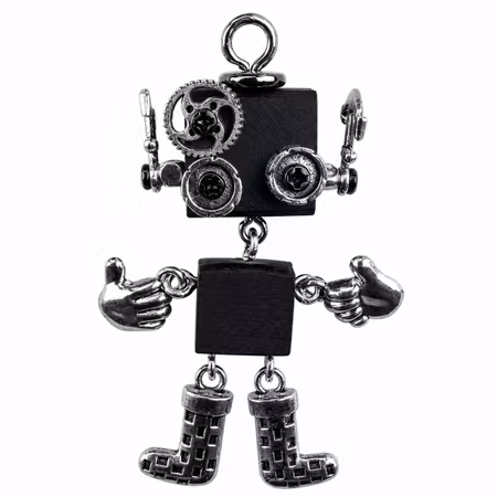 Steampunk Minibot - Jet Black Jack