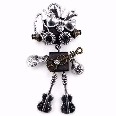 Steampunk Minibot - Metallic Melody
