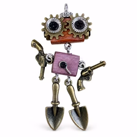 Steampunk Minibot - Selma Salamander