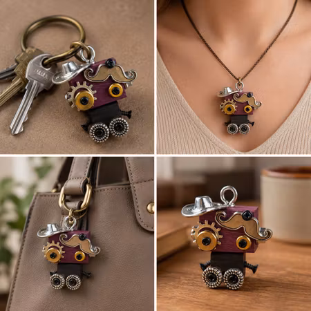 Steampunk Minibot - Skeppar-Signe