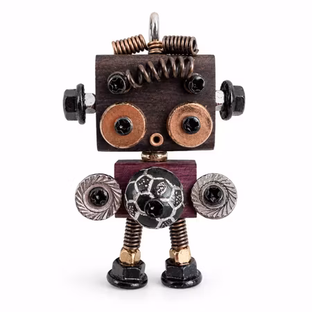 Steampunk Minibot - Koppar-Knutte