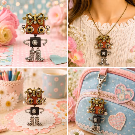 Steampunk Minibot - Rosettina