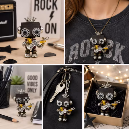 Steampunk Minibot - Rock-Robban