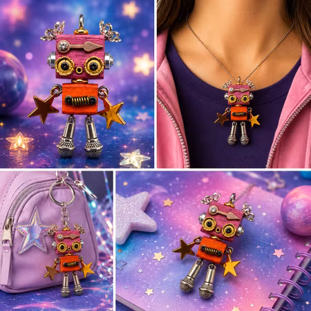 Steampunk Minibot - Cosmic Twinkle