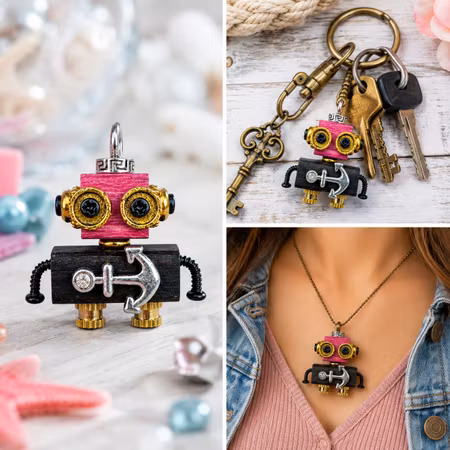 Steampunk Minibot - Kapten Rosa