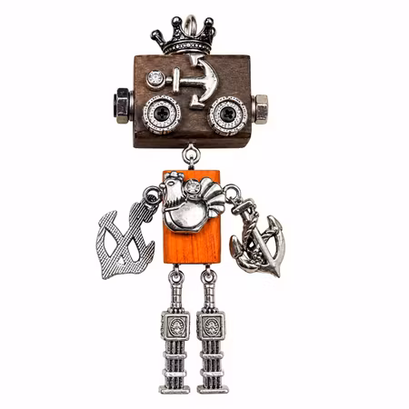 Steampunk Minibot - Eddie the Oceanking