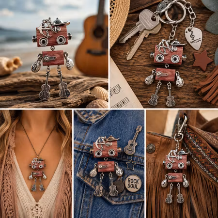 Steampunk Minibot - Stardust Luna