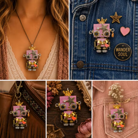 Steampunk Minibot - Moonbeam Princess