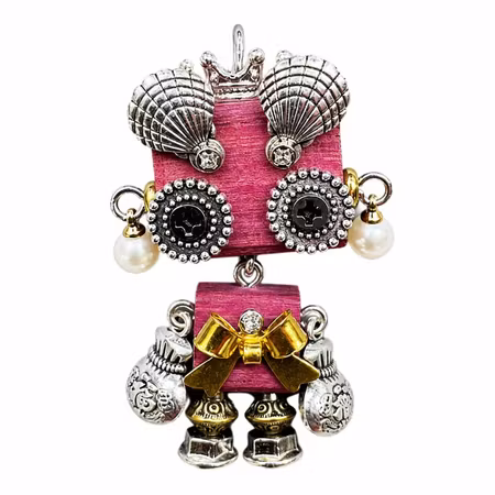Steampunk Minibot - Seashell Queen