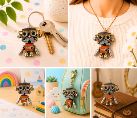 Steampunk Minibot - Professor Retro