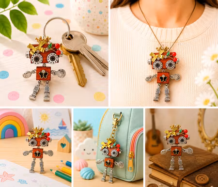 Steampunk Minibot - Robotdrottningen