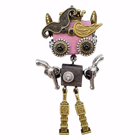 Steampunk Minibot - Rosa Banditen