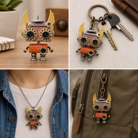 Steampunk Minibot - Flygar-Fredde
