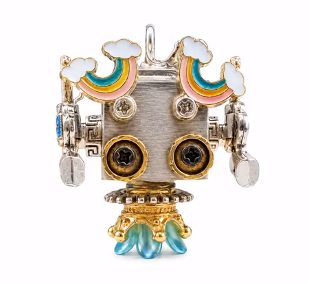 Steampunk Minibot - Dreamy Rainbow