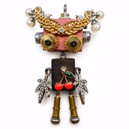 Steampunk Minibot - Körsbärsvinge
