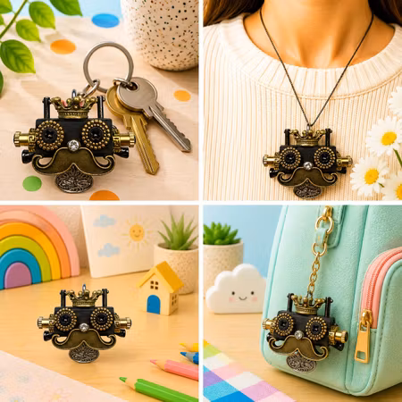 Steampunk Minibot - Kung Mustaschio