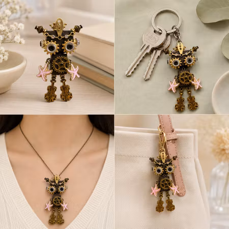 Steampunk Minibot - Kapten Kugghjul