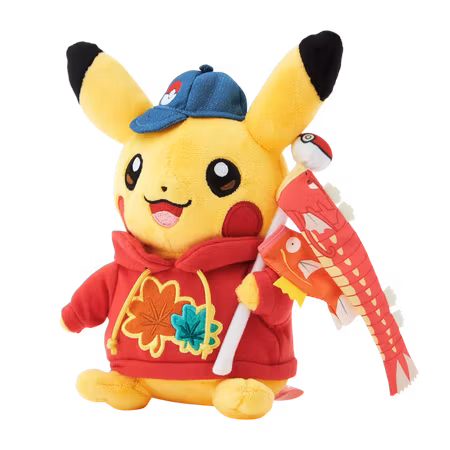 Pokémon Center Hiroshima: Pikachu Gyarados Flag Plush