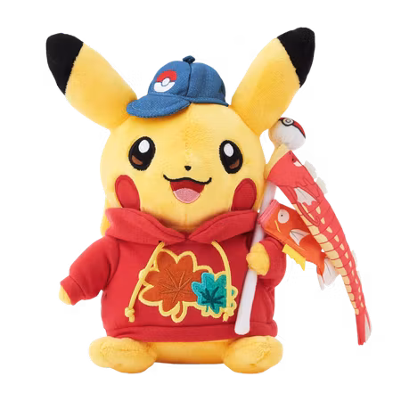 Pokémon Center Hiroshima: Pikachu Gyarados Flag Plush