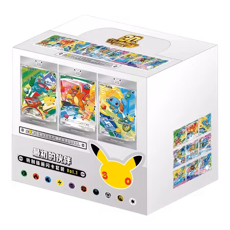 Pokémon 30th Celebration Original Partner Card Set Vol. 1 (S-CH) Display