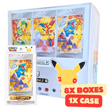 Pokémon 30th Celebration Original Partner Card Set Vol. 2 (S-CH) Display